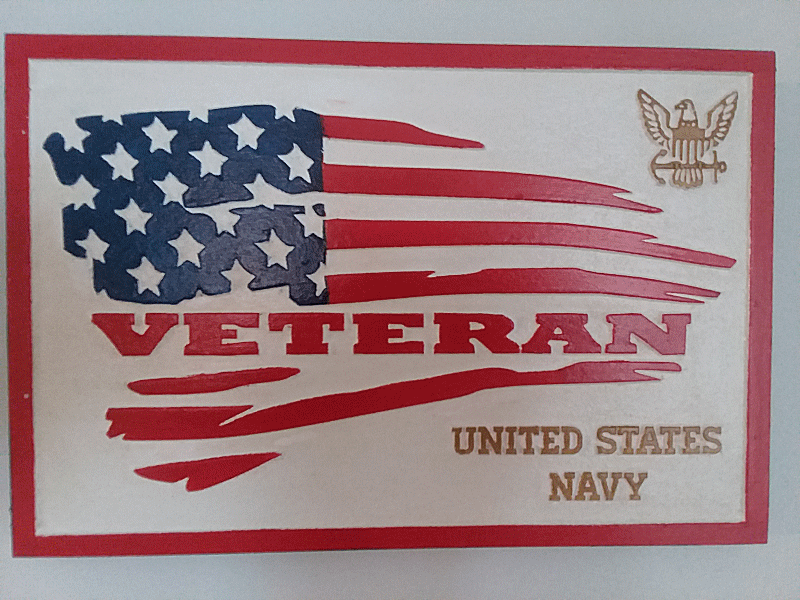 Navy Veteran Sign $35.00